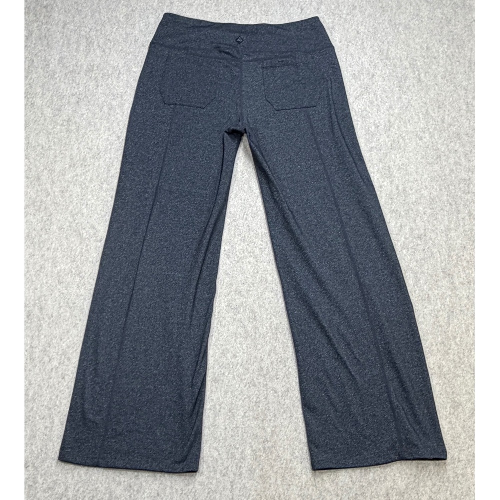 Prana Wide Leg Yoga Pants Women Medium Gray Athleisure Gorpcore Loungewear